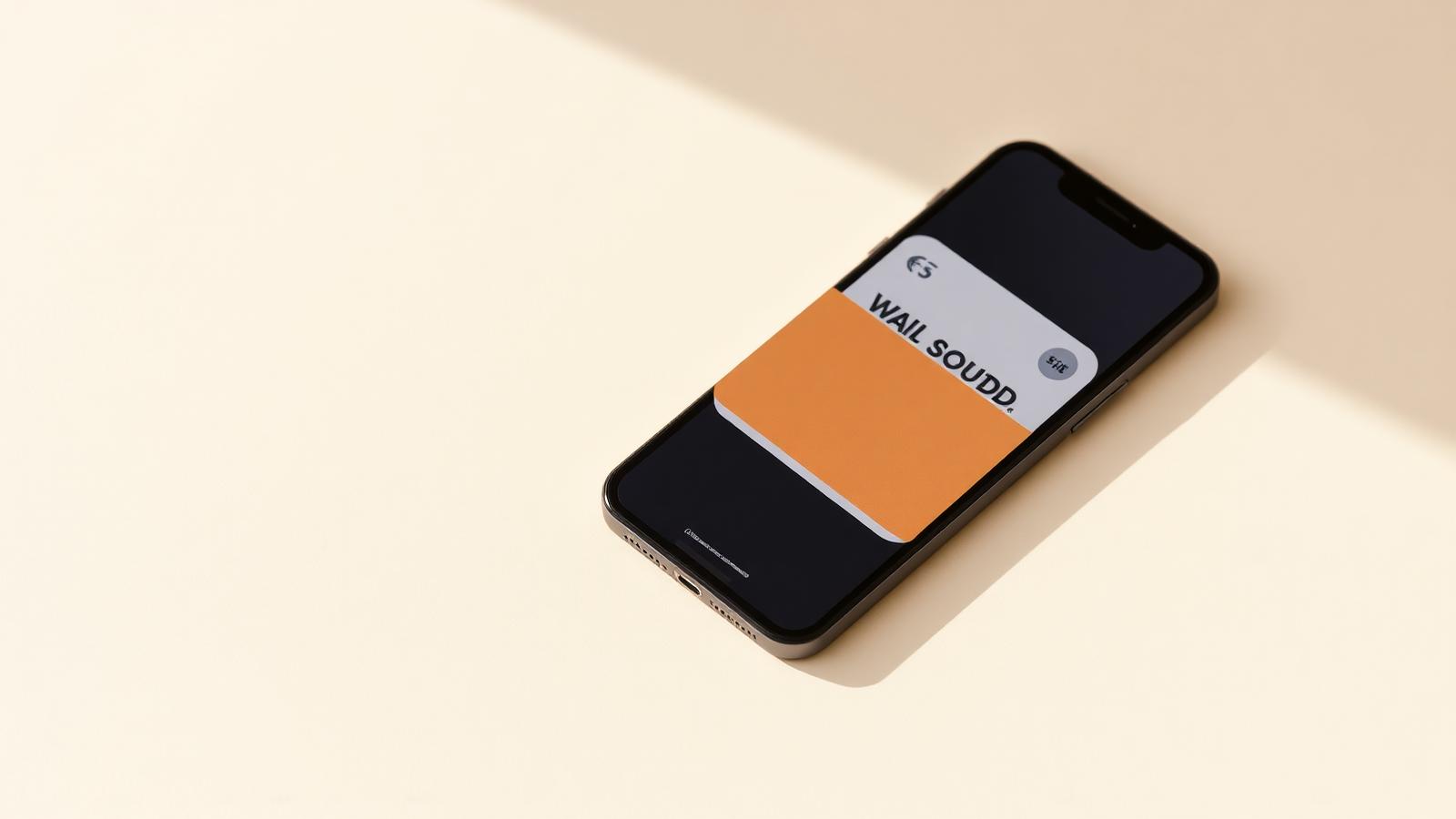 A phone showing a WeLoyal loyalty card beside a small stack of coins on a cream background.