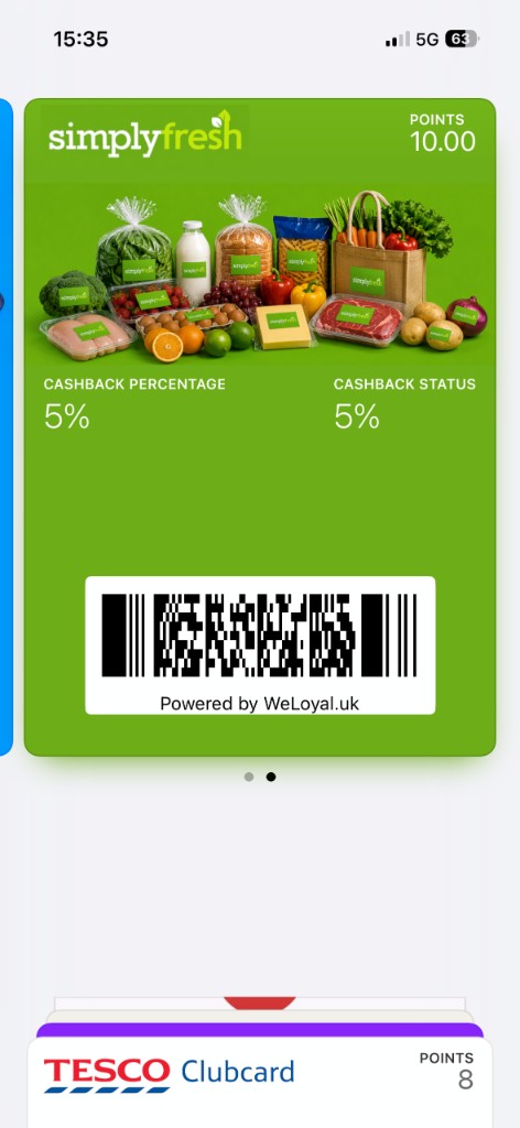 Cashback card