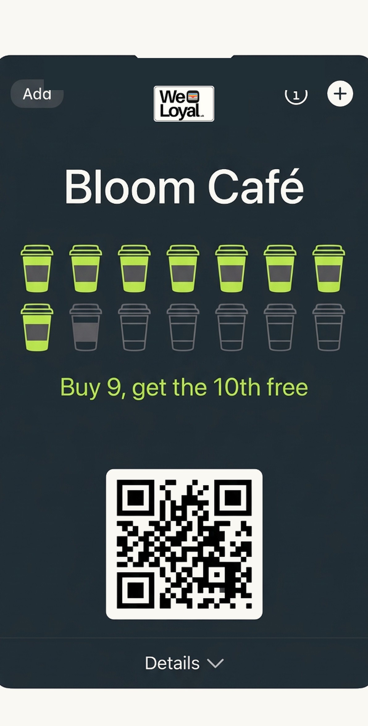 WeLoyal digital wallet reward card